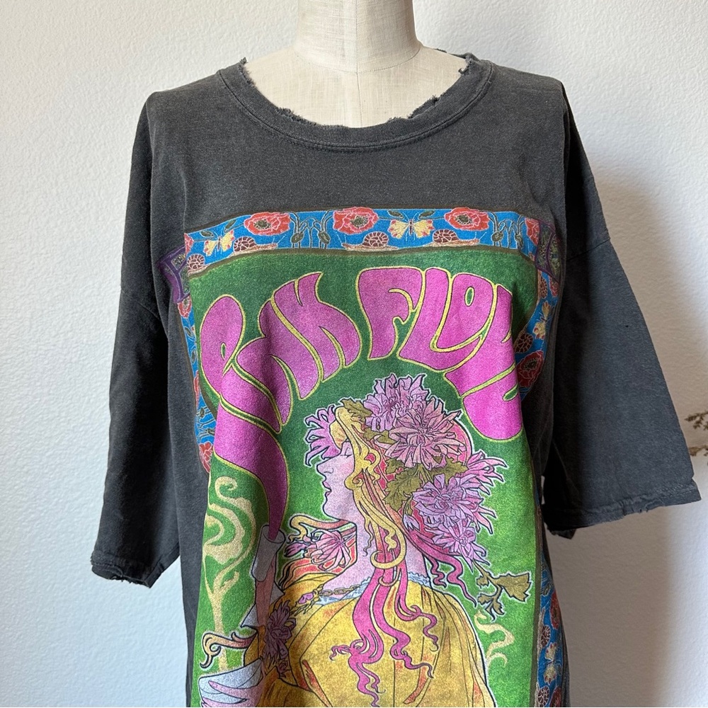 One left! UO Pink Floyd London Tour T-Shirt Dress - Picture 6 of 8